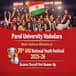 Parul University Vadodara Marks National Milestone at 39th AIU National Youth Festival 2025-26, secures the title of Overall First Runner-Up